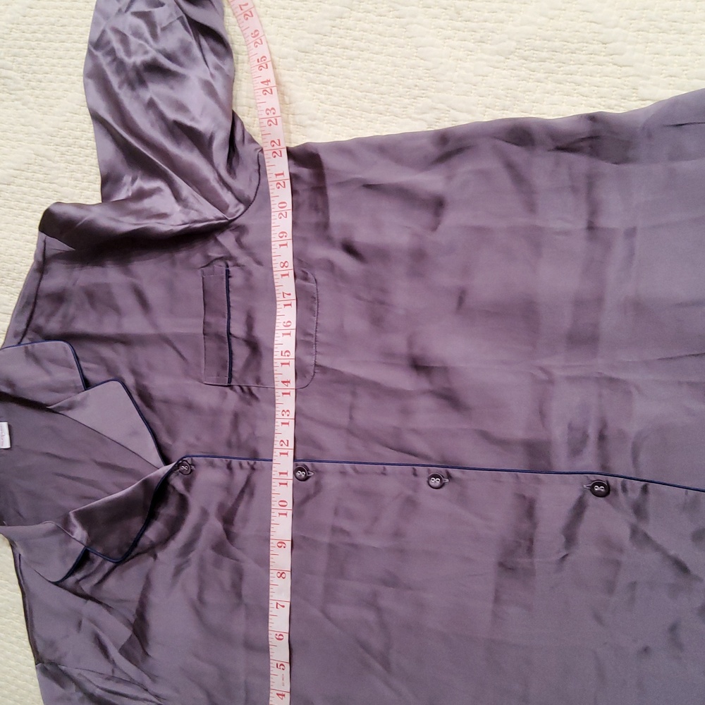 SilkSilky 100% Silk Pajama Set Size L - Picture 11 of 12